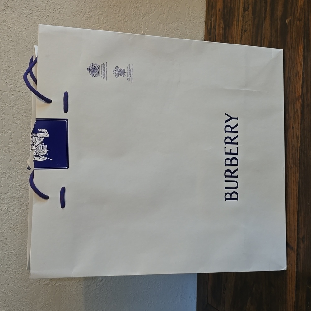 Burberry large gift bag16.5 x 18 x 6.5